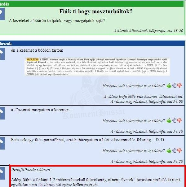 Maszturbálás!
 
