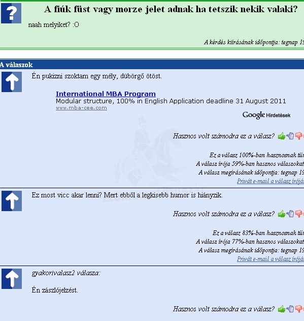 Füst vagy morze?
 

