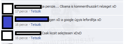 Obama és a kommenthuszár
 
