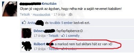 Matyi nem beszél...
 
