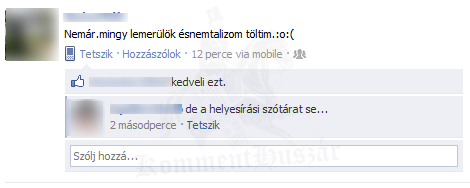 Facebook huszárság
 
