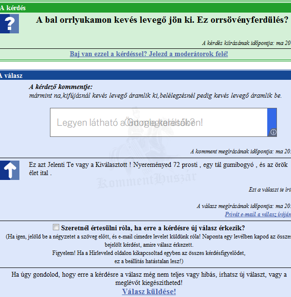 Te vagy a kiválasztott 
 
