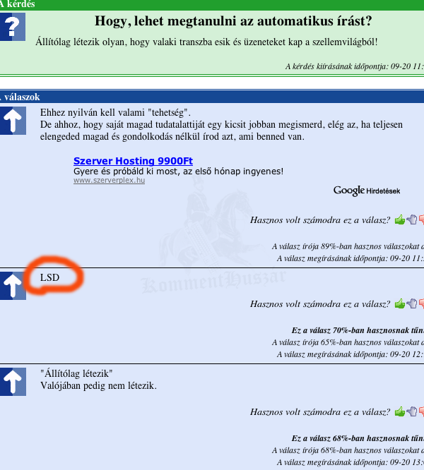 Az automatikus írás elsajátítása
 

