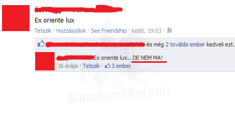 Keletről jön a fény
 
