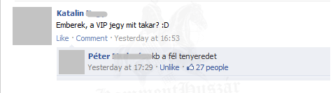VIP jegy
 
