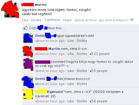 Még mindig wan olyan aki nem ismeri a V betűt.
 
