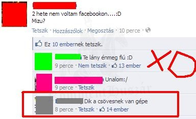 A csövesnek is van...
 
