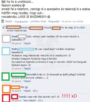 Vazz, már ősziszünet van? :D
 
