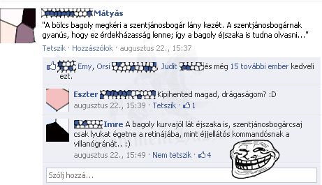 A szentjánosbogár és a bagoly szerelme
 
