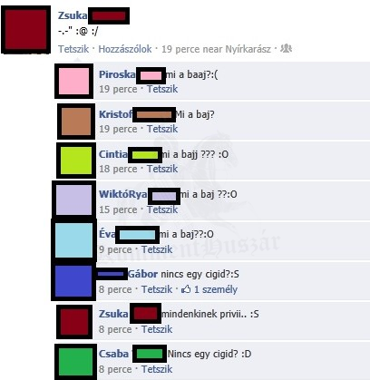 Nincs egy cigid?
 
