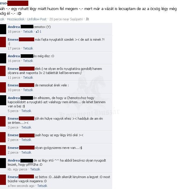 Chemotox, másfajta nyugtatót szedek!
 
