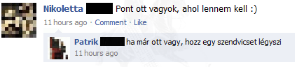 Pont ott vagyok
 

