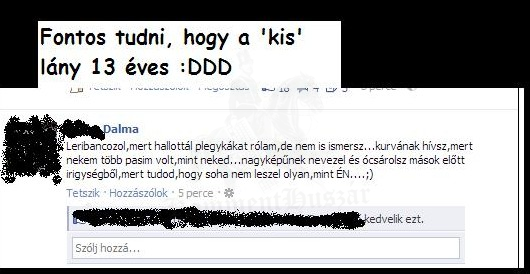 13 éves kislány oltani akar X'D
 
