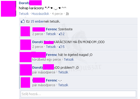 Szenteste vagy Karácsony?
 
