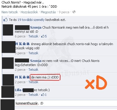 Chuck Norris megkapta.xD
 
