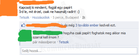 Írjam vasgy csak gondoljam ?
 
