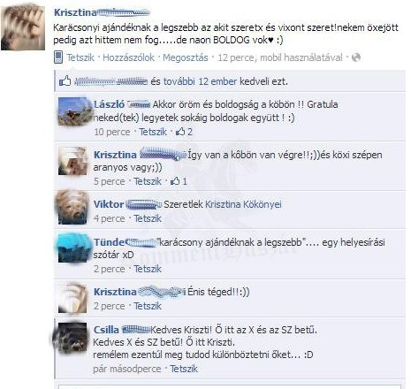 Karácsonyi ajándéknak a legszebb...
 
