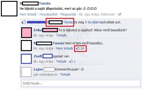 Aki lájkolja saját magát....
 
