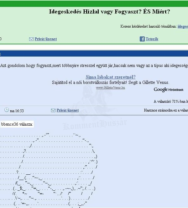 Hízlal vagy fogyaszt?
 
