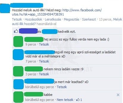 milyen autó illik hozzád
 
