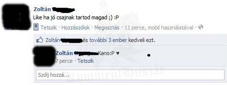 Like, ha jó csajnak tartod magad.xddd
 
