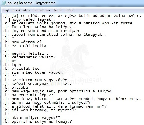 Erős próbálkozás a női logika ledöntésére
 
