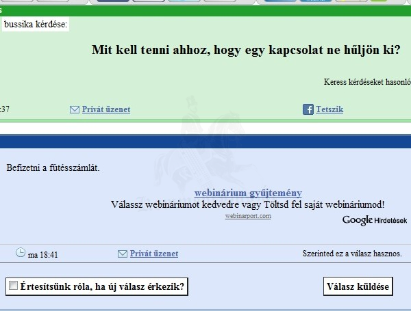A jó kapcsolat titka
 
