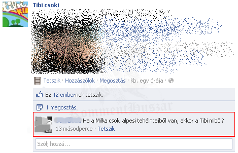 Tibi csokiban mi van?
 
