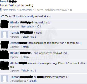 Péntech nap is van!? :o
 
