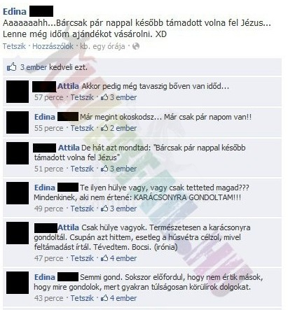 Ez se menjen teológia tanárnak...
 
