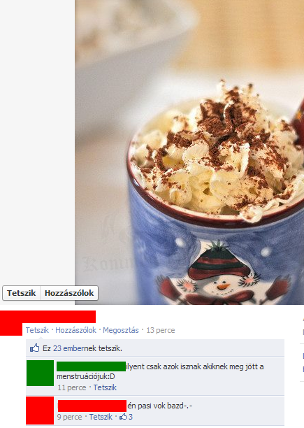 Ilyet csak azok isznak...
 
