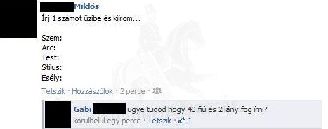 Ugye tudod hogy be  fogsz sülni..
 
