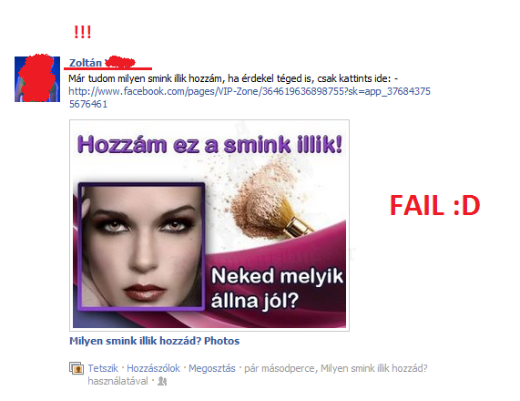 Melyik smink illik hozzád? FAIL :)
 
