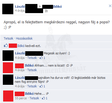 Fáj a popsi
 
