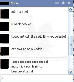 Mit csinál a szűz lány?
 
