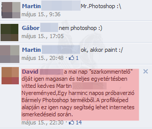 Napi szar kommentelő 
 
