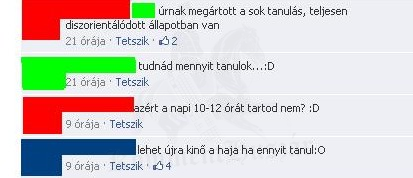 Kinő a haja a tanulástól
 
