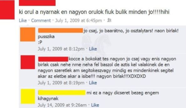 A féltékeny barátnő + Helyesírás fail
 

