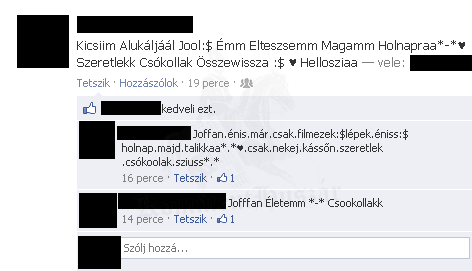 Könyörgöm, privát, nem érdekel senkit!
 
