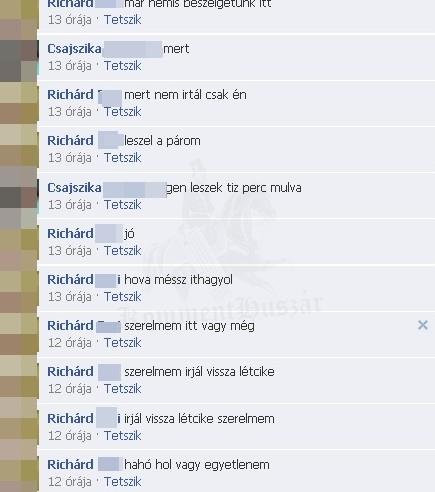 Facebook szerelem
 
