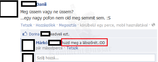 Hud meg a lábszőrét!:DD
 
