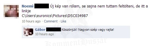 Jól nézel ki az új képeden!
 
